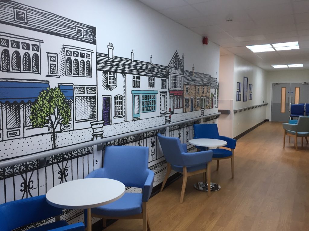 Sign Direct Leicester Wall Art Signage Solutions Dementia Friendly Design Leicester Royal Infirmary