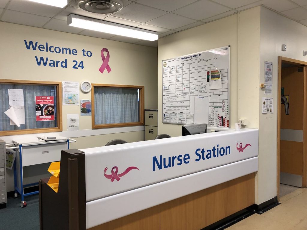 Sign Direct Commercial Signage Solutions Leicester NHS Nurse Station Wall Art
