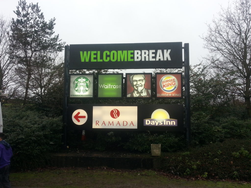 Sign Direct Leicester Signage Solutions Leisure Facilities Welcome Break