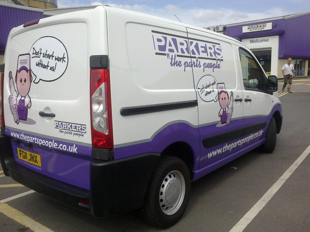 Sign Direct Leicester Signage Solutions Vehicle Wrap Fleet Vehicle Parkers