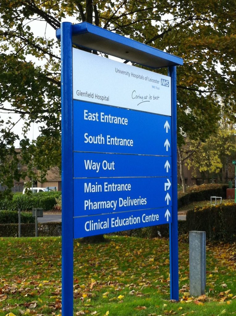 Sign Direct Leicester Signage Solutions Glenfield Hospital