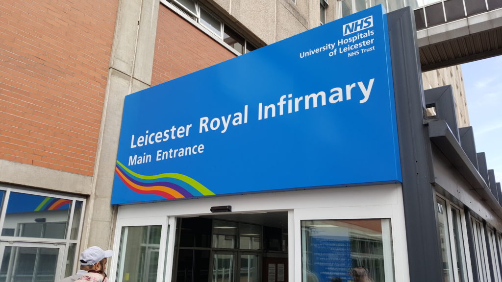 Sign Direct Leicester Signage Solutions NHS Illuminated Entrance